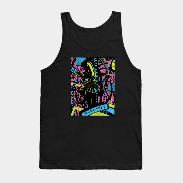 Aliens Tank Top by Tryptic Press